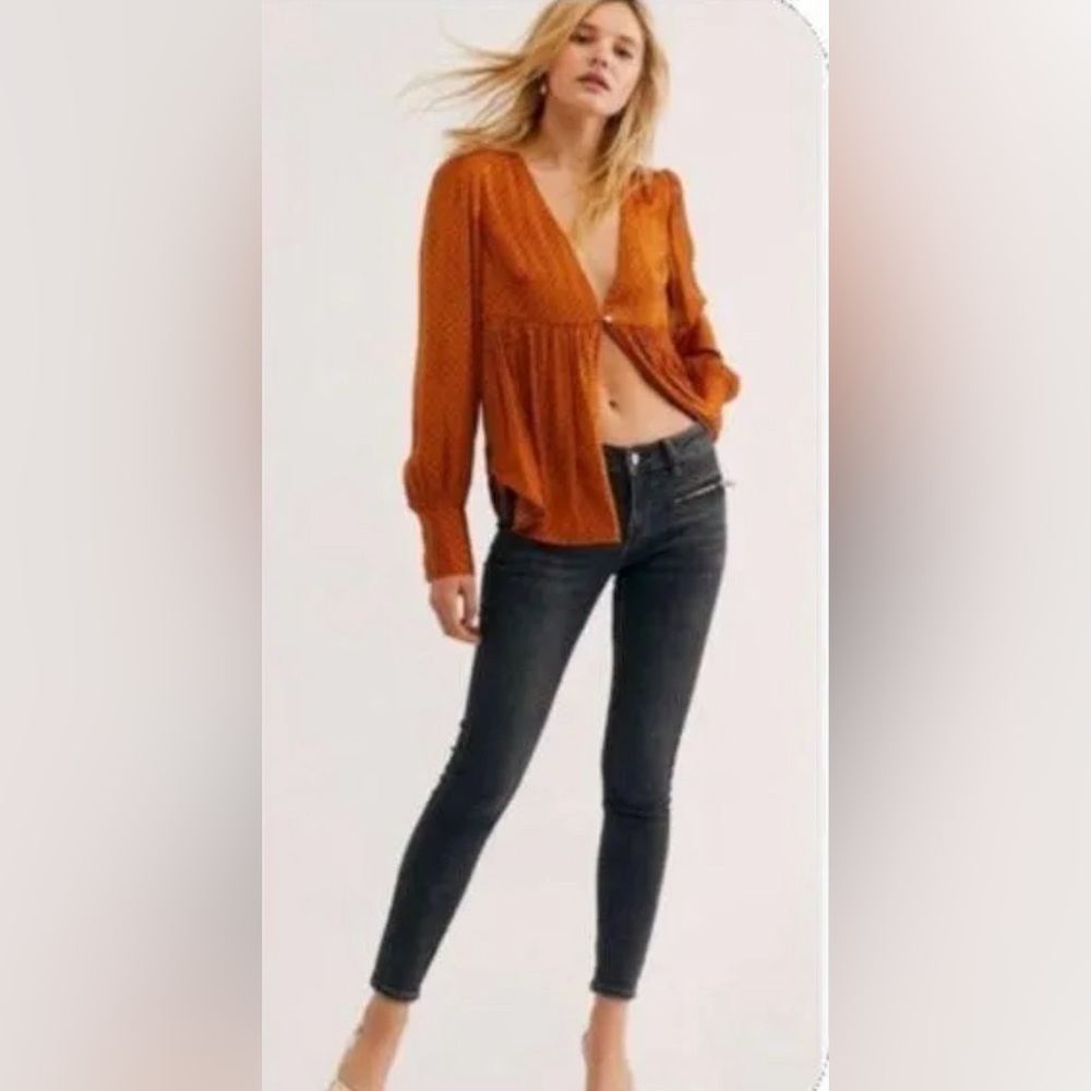 Free People Jet Low Rise Jeans Size 29